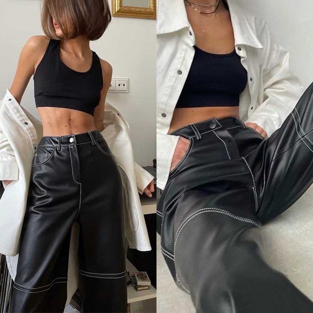 Free People / We The Free The It Factor Vegan Leather Pants